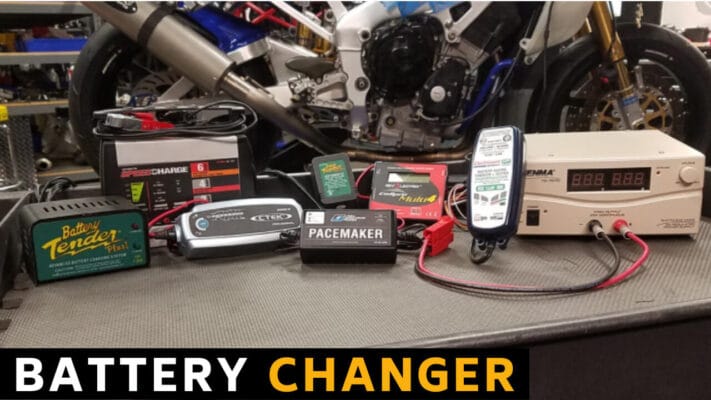 Battery changer for vehice