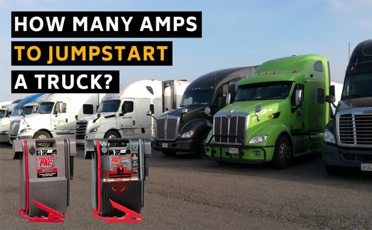How Many Amps To Jumpstart A Truck