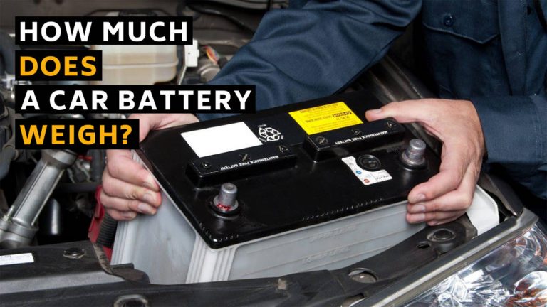How much does a car battery weigh