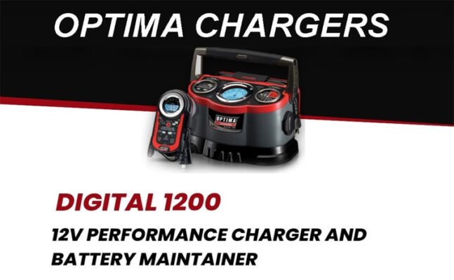 Optima Digital 1200 12V Performance Battery Charger and Maintainer