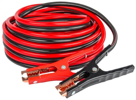 The jumper cables