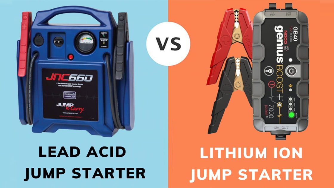 Lead Acid Vs Lithium Ion Jump Starter – Which Is Better?