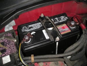 Old or damaged car’s batteries can cause a bad smell